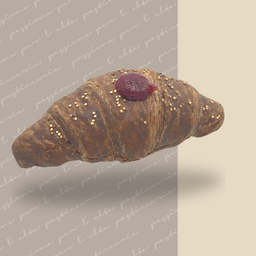 Brioches vegana riso venere chinoa e confettura lampone