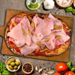 Pinsa PROSCIUTTO E FUNGHI