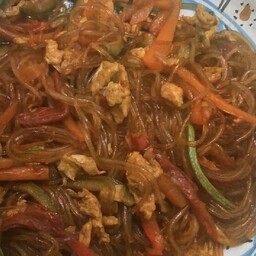 30 Spaghetti di Soia Piccante con pollo