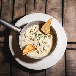 Padellina di gamberi, cocco e curry