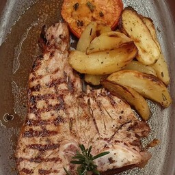 Nodino vitello con patate al forno