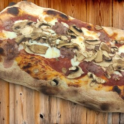 Pinsa Prosciutto cotto e funghi