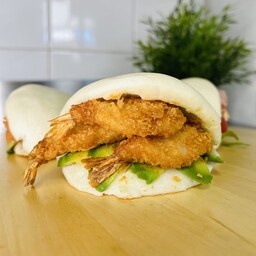 Bao crispy shrimp