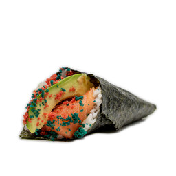 Temaki Salmone,avocado e teriaky