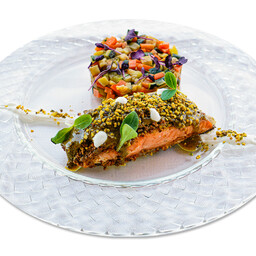 SALMONE AL PISTACCHIO