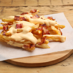 Patatine bacon e cheddar