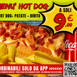 HOT DOG MENU' con Bibita