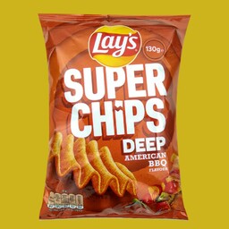 LAY'S SUPER CHIPS - AMERICAN BBQ