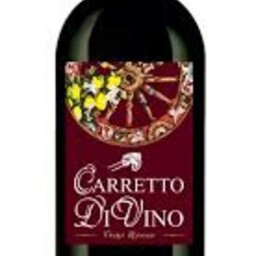 CARRETTO DIVINO ROSSO BOTTIGLIA 75 CL