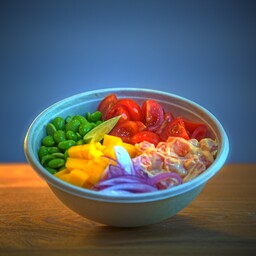 SPICY SALMON POKE'