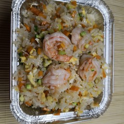 Riso Saltato con Gamberi