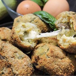 POLPETTE DI MELANZANE E MOZZARELLA
