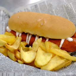 Hot Dog con salsa