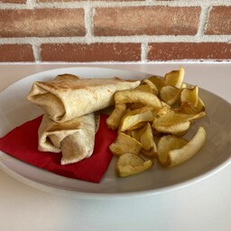 Burritos de Pulled Pork con patatine