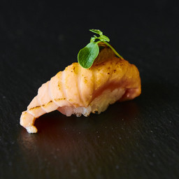 Salmone Scottato, Foie Gras Caramellato