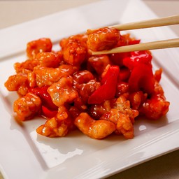 Pollo fritto in salsa agrodolce