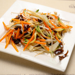 Misto di verdure saltate con zenzero