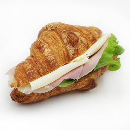 Croissant salato con cotto, mozz.,ins.