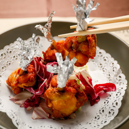 Coscia di pollo fritto