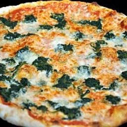 Pizza gorgonzola e spinaci