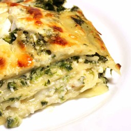 Lasagna "Senatore Cappelli" con verdure di stagione 