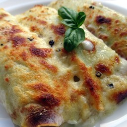 Cannelloni con ricotta e spinaci 