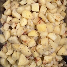 Patate al forno con cipolla