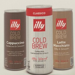 Cold brew coffee in cans 