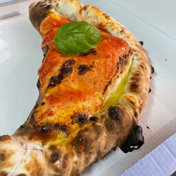 Calzone with Cooked Ham and Mushrooms