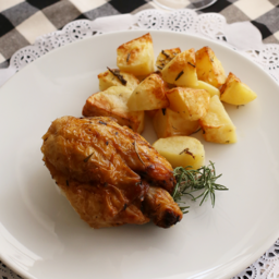 Pollo arrosto e patate 