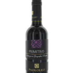 Vino rosso primitivo cantine paolo leo 37,5cl