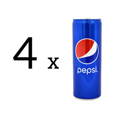 4 Lattine Pepsi cl 33 
