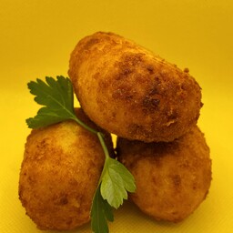 Arancino allo Zafferano e Prosciutto