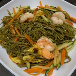 P33 Pasta with Te 'Verde with Shrimps