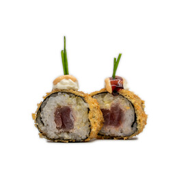 Uramaki in tempura.