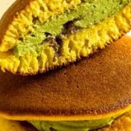 Dorayaki Fatto a Mano - Matcha Cream e Azuki