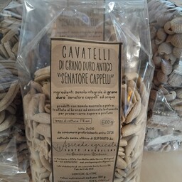 Cavatelli di grano duro antico Senatore Cappelli (cod2) 