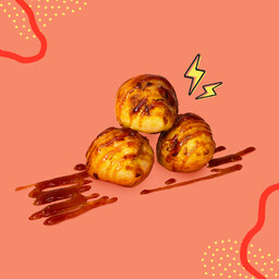 Takoyaki con salsa teriyaki (4pz)