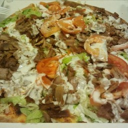 Pizza con Kebab