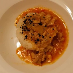 Riso bianco al sugo di curry con pollo e patate - 45