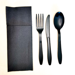 Cutlery and napkin