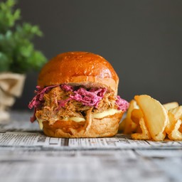 Pulled pork burger 